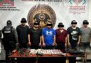 Elementos de la SSP detienen a seis sujetos armados que presuntamente pertenecen a una célula del CJNG Elementos de la SSP detienen a seis sujetos armados que presuntamente pertenecen a una célula del CJNG