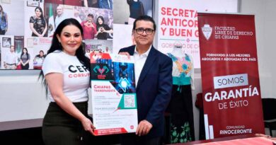 Fortalecen colaboración interinstitucional con firma de convenio entre la SAyBG, la Facultad Libre de Derecho de Chiapas y el INEF