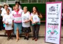 Encabeza rectora de UNICACH Fanny López Jiménez en Venustiano Carranza entrega de paquetes para alfabetización del programa Chiapas Puede