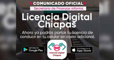 Secretaría de Finanzas presenta la Licencia Digital Chiapas sin costo adicional