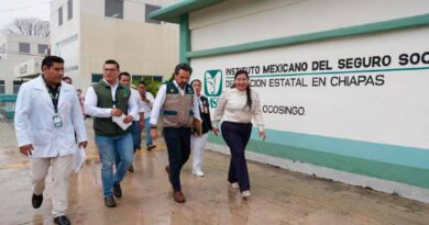 Zoé Robledo supervisa Hospital Rural de Ocosingo para fortalecer atención en comunidades indígenas