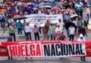Maestros de la CNTE salen a marchar en Tuxtla Gutiérrez, mientras otro contingente sale a la Ciudad de México para fortalecer la huelga nacional