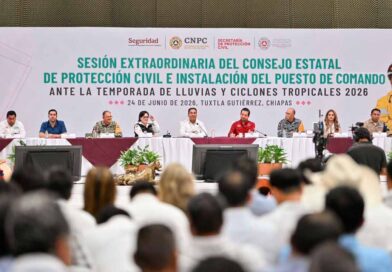 Con el respaldo de la Federación, Chiapas fortalece su estrategia preventiva ante la Temporada de Lluvias y Ciclones Tropicales 2026