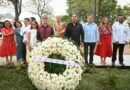 Eduardo Ramírez honra memoria del general José María Melo y devela escultura en su honor Eduardo Ramírez honra memoria del general José María Melo y devela escultura en su honor