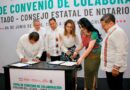 Fortalece el Instituto de la Consejería Jurídica coordinación institucional para acercar servicios notariales a la ciudadanía