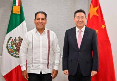 Eduardo Ramírez se reúne con el embajador Extraordinario y Plenipotenciario de China en México, Chen Daojiang
