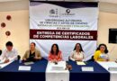 Entrega rectora de UNICACH Fanny López Jiménez certificados de competencias laborales a jóvenes neurodivergentes