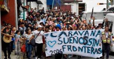 Sale de la frontera sur de México, la caravana migrante “sueños sin fronteras”; es la cuarta del año 2026 Sale de la frontera sur de México, la caravana migrante “sueños sin fronteras”; es la cuarta del año 2026