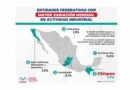 Chiapas se coloca en tercer lugar nacional en crecimiento mensual de la actividad industrial: SEyT