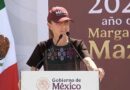 “Nosotros no compramos votos”, dice Sheinbaum… con una gorra guinda